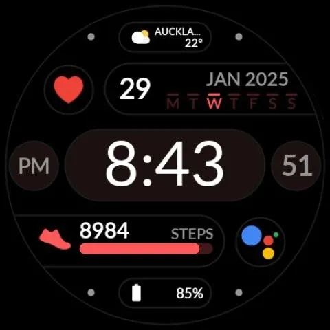 Night ver 66 - watch face screenshot 22