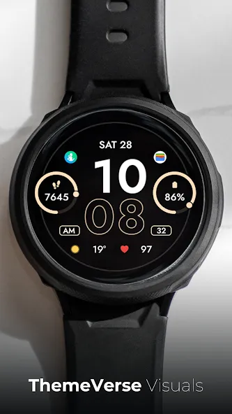 TVV Fitness 4 Watch Face screenshot 1