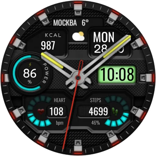 Hybrid TAKTIK WS66 Watch face screenshot 18