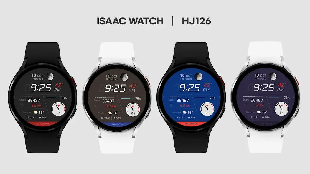ISAAC WATCH HJ126 Digital screenshot 6