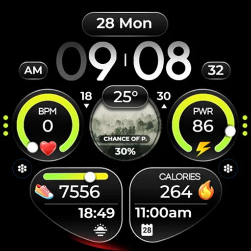 Weather Watch Face - OMG 371 screenshot 29