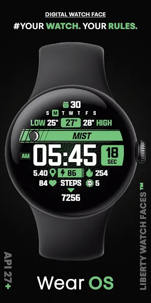 ATHLETIC Digital Watch Face screenshot 8