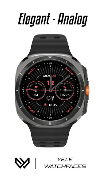 Elegant - Analog I watch face screenshot 3