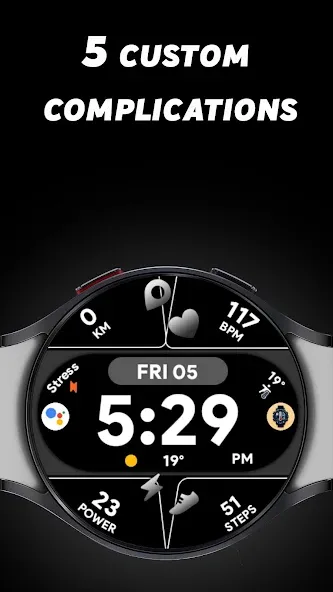 Colorful Info - Watch face screenshot 3