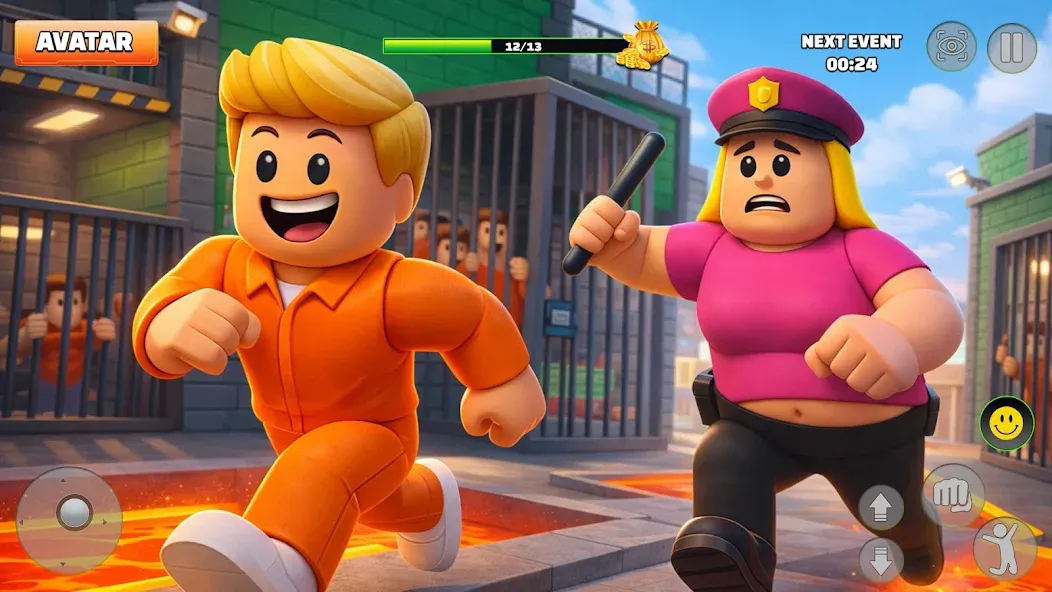 Prison Runner: Obby Game 3d screenshot 2