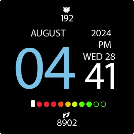 Digital Watch Face Key 009 screenshot 27