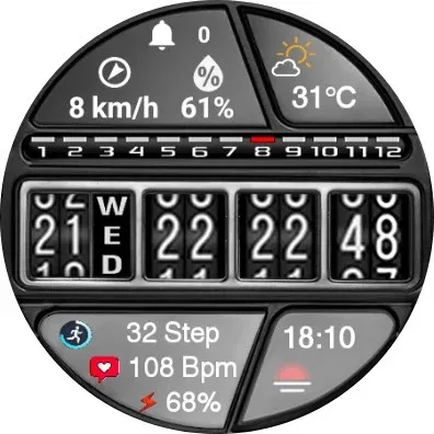 N-SPORT580 Flip Digital Watch screenshot 9