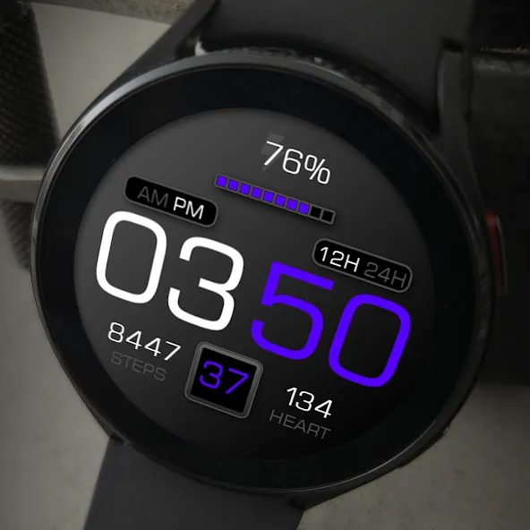 Key079 Digital Watch Face screenshot 7
