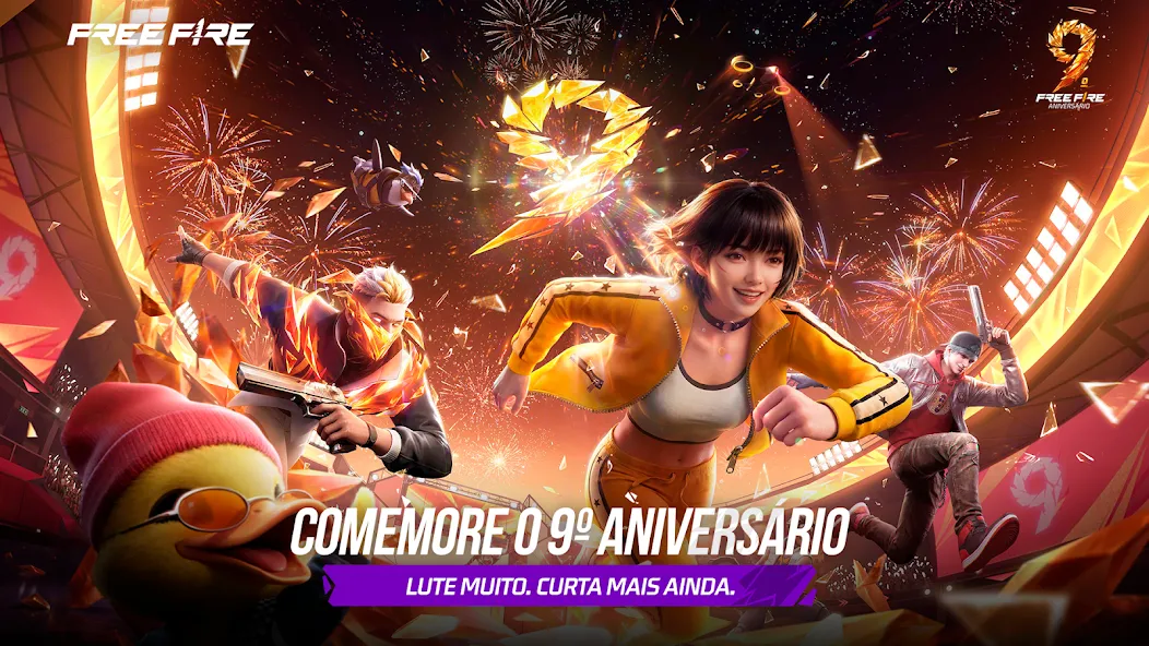Free Fire: 9º Aniversário screenshot 1