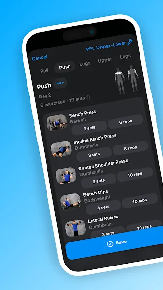 Alpha Progression Gym Tracker screenshot 1