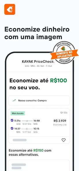 KAYAK: Voos, Hotéis e Carros screenshot 8