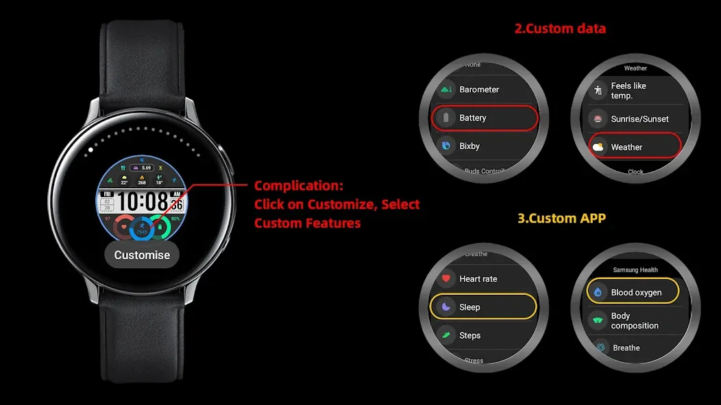 ZKin Watch Dark Color Function screenshot 2