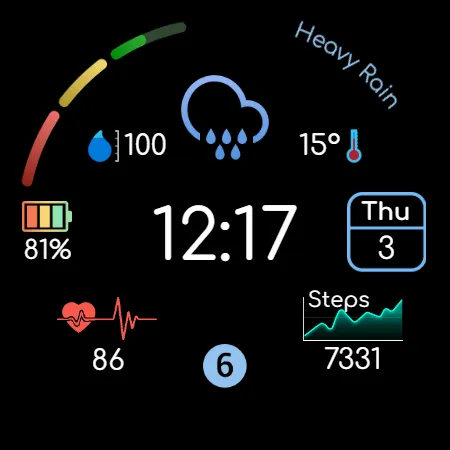 Digital Watchface D14 screenshot 27