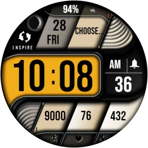 Modern Digital Watch Face IN21 screenshot 30