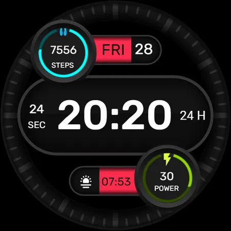 IA130 Simple Digital Watchface screenshot 14
