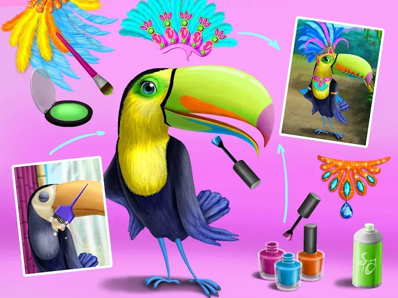 Jungle Animal Hair Salon screenshot 13
