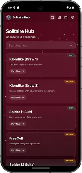 Solitaire Hub Offline Edition screenshot 12