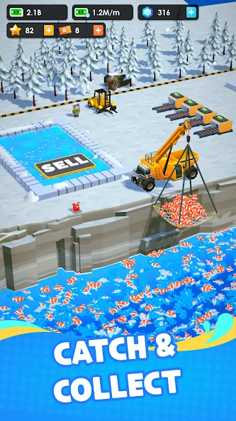 Seafood Inc - Tycoon, Idle screenshot 1