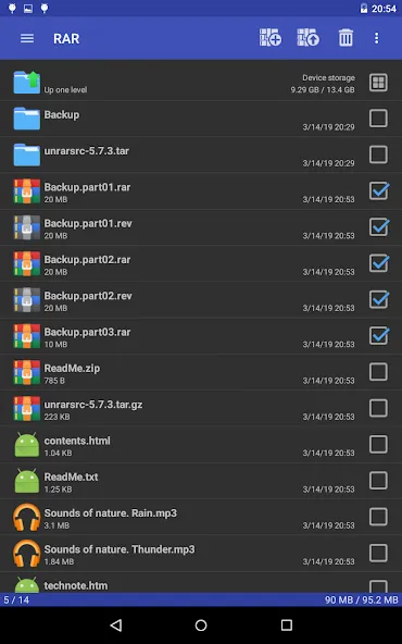 RAR screenshot 9