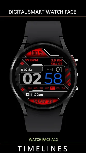Watch Face A12 screenshot 6