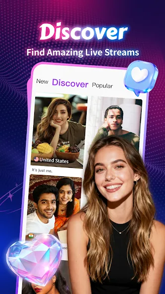 Chamet - Live Chat & Party screenshot 4
