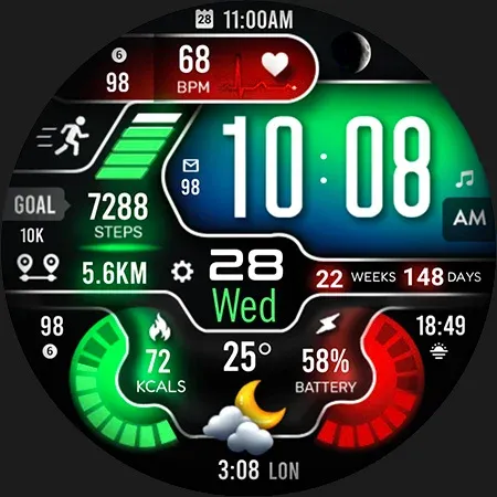 ML2U 258 Watch Face screenshot 26