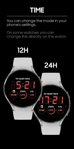 JHW Digital Bits: Watch face screenshot 6