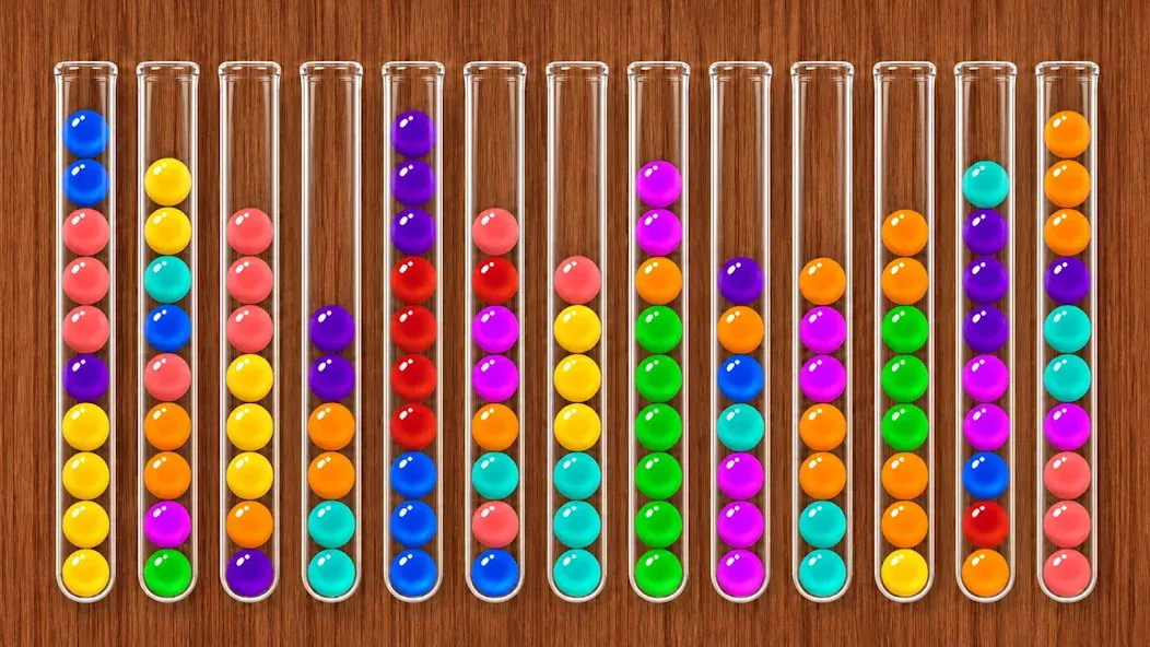 Ball Sort: Farbe Sortierspiels screenshot 1