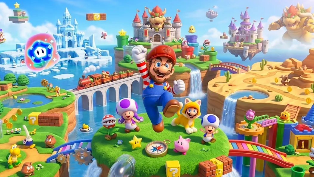 Super Merio Bros Run screenshot 2