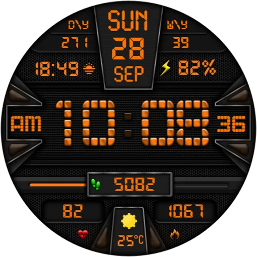 DIGI INTLANCE CTS61 Watch face screenshot 19