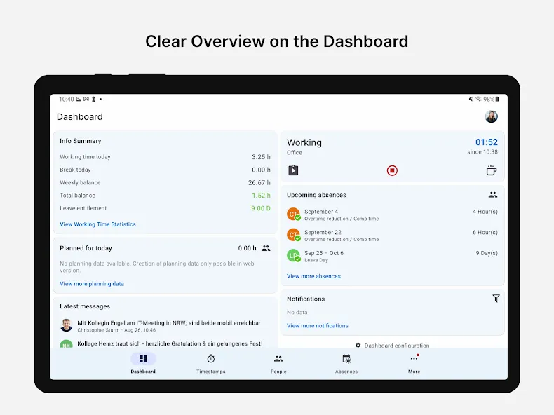 TimeTac Classic screenshot 7