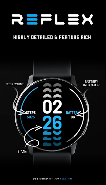 Reflex Watchface screenshot 4