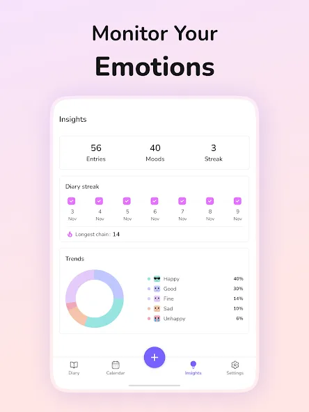 Daily Diary: Journal with Lock screenshot 14