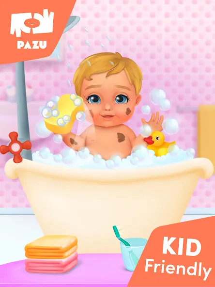 Juego de cuidado del bebé screenshot 11