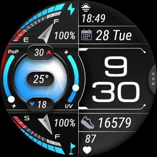 OMG 387 Weather Watch Face screenshot 24