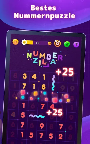 Numberzilla - Zahlenrätsel screenshot 18