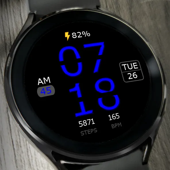 Key WF12 Digital Watch Face screenshot 3