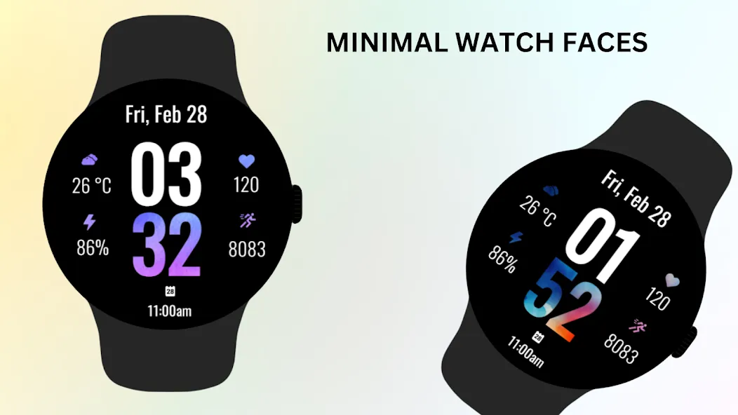 Minimal Watch Faces screenshot 2