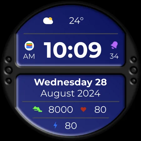 DADAM80: Digital Watch Face screenshot 22