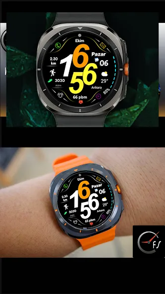FSW270 Digital Watchface screenshot 2