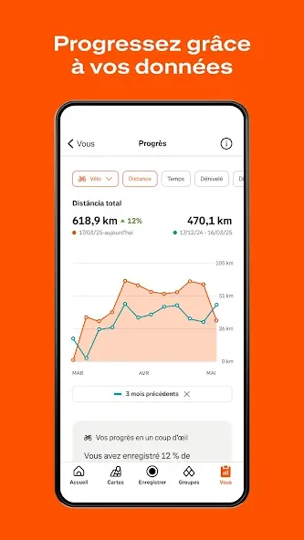 Strava : course, vélo, rando screenshot 5