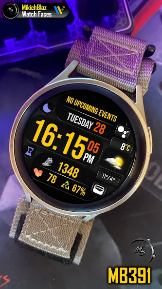 Digital Watch Face MB391 screenshot 4