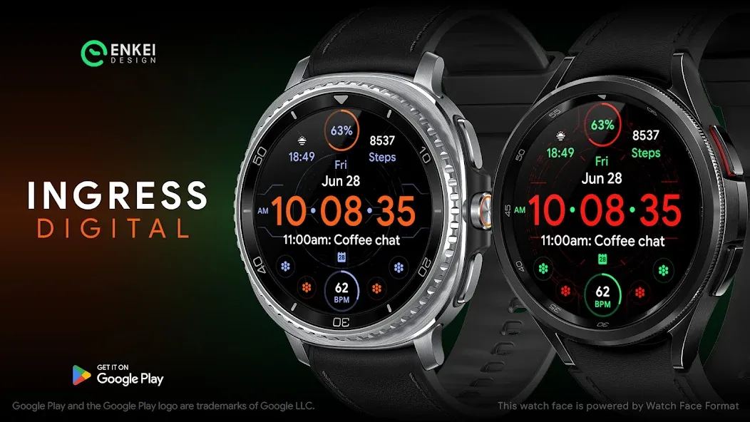 Ingress Digital - watch face screenshot 1