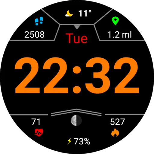 Digital Pinab Watch Face screenshot 15