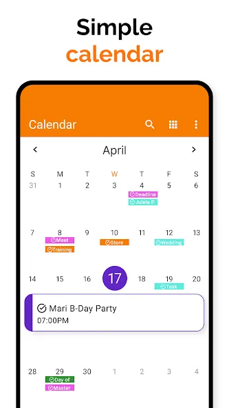 Agenda simple screenshot 29