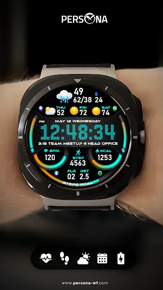 PER51 Digital Watch Face screenshot 6