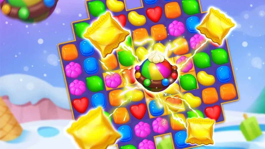 Pet Candy Puzzle-Match 3 games screenshot 7