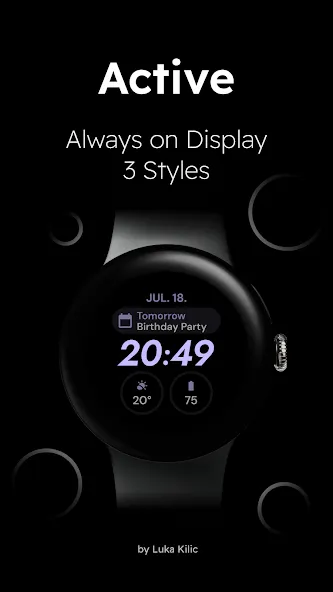 Active - Digital Watch Face screenshot 5