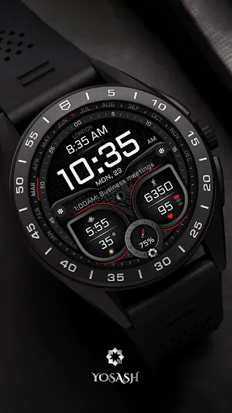H380 Hybrid Watch Face screenshot 1