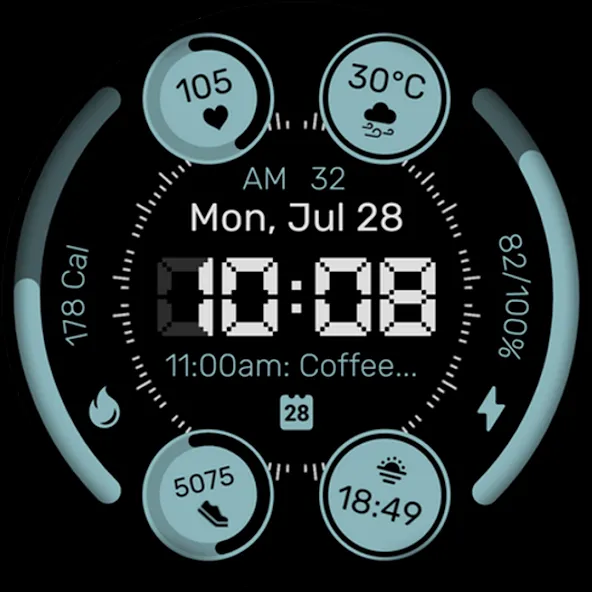 Watch face CNW-41 screenshot 30